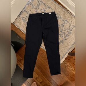 GAP Womens Skinny Navy Blue Stretch Chino Pants